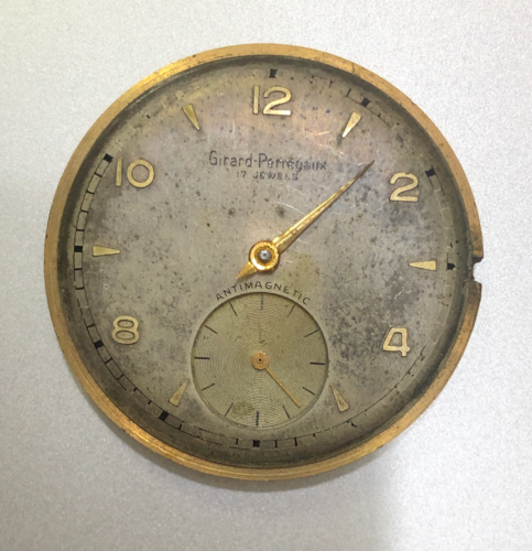Vintage Girard-Perregaux Watch Movement-For Parts or Repair