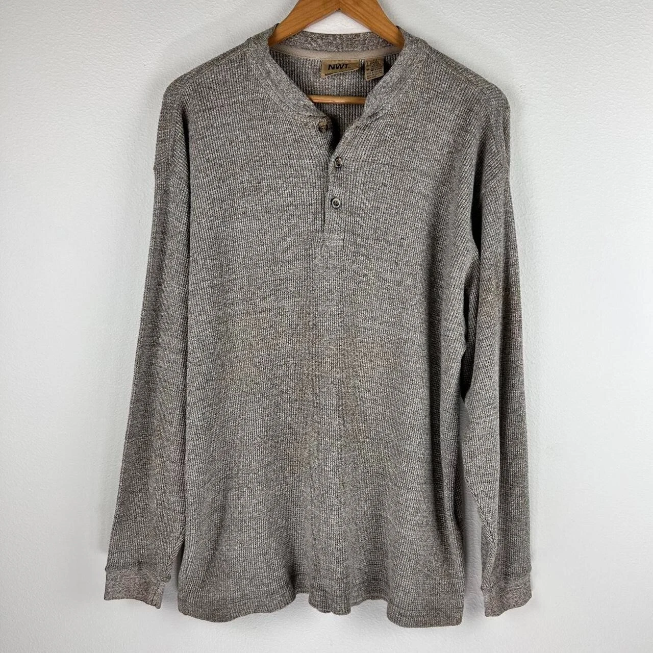 Vtg Northwest Territory NTW Naturals Men’s Gorpcore Outdoor Casual Henley Size L