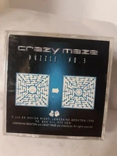 Vtg Loncraine Broxton Ultimate Crazy Maze Puzzle # 3 Toys Brain Teasers 1998