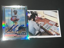 Nazzan Zanetello Red Sox Auto Signed 2023 Panini USA Stars & Stripes Card Silver