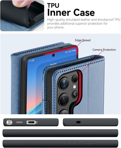 Note 20 Ultra Case Leather Card Wallet Shockproof Cover For Samsung Note20 Ultra - Picture 19 of 44