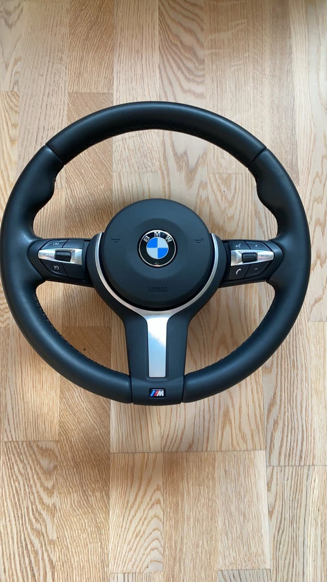 BMW X5 F15 X6 F16 F30 F20 M Sport Steering Wheel BLACK SRS 1 stage