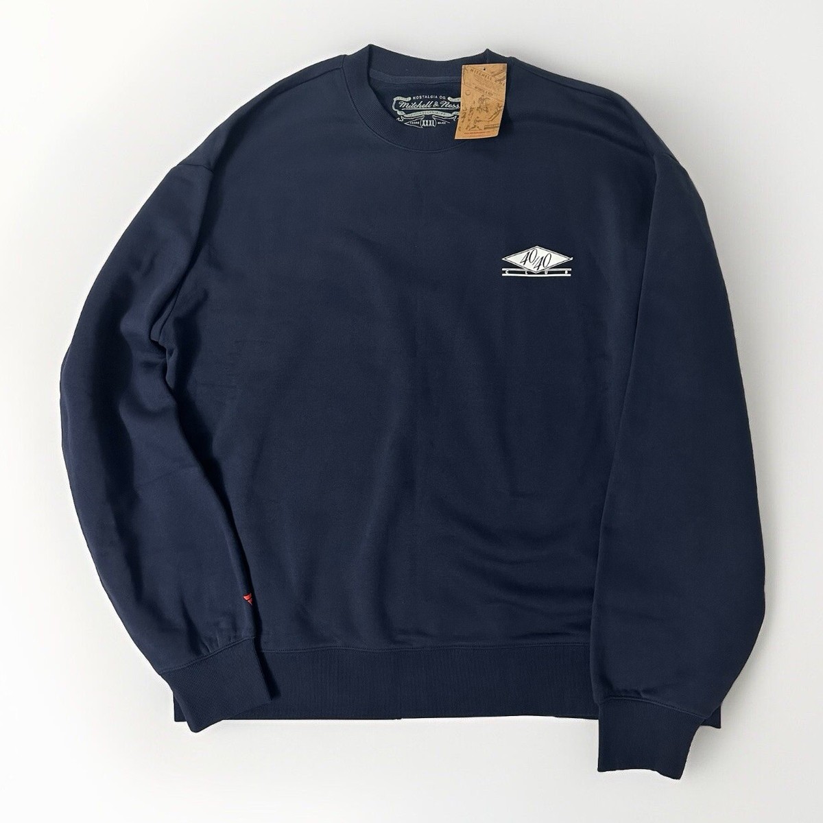 トップス ANCELLM AN M CRASH CREWNECK SWEAT SHIRT NWT Jay-Z 40/40 Club Fanatics New York Mitchell & Ness