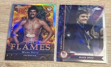 2024 Topps Chrome U.S. Olympic & Paralympic - #45 Mark Spitz & F-5 Flames Mark S