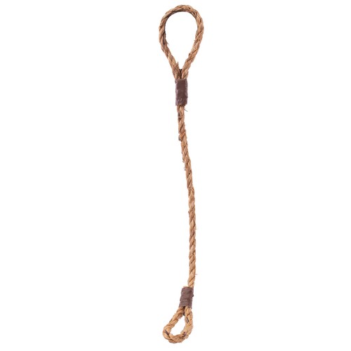 Lasso Rope Western Decor Cowboy Deluxe 10ft Costume Lariat Prop w Holder, Brown - Zdjęcie 9 z 9