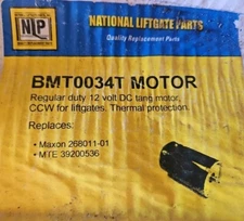 BMT0034T National Liftgate Parts - LIFTGATE Motor - new - Open Box - OEM