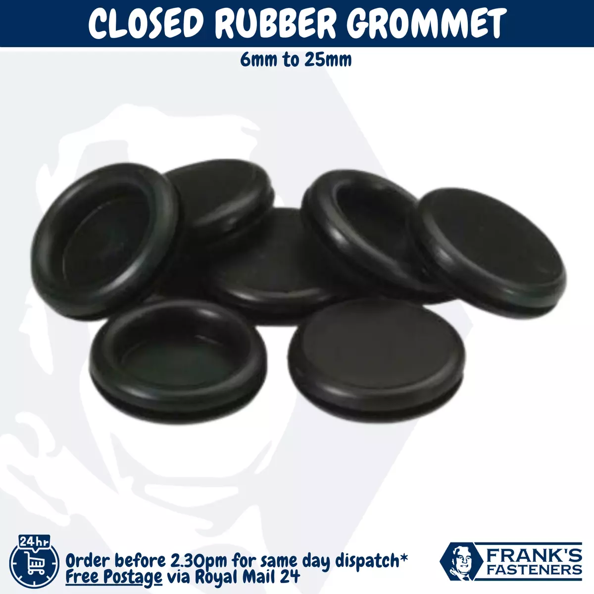 Closed rubber grommets deals
