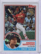2018 Topps 1983 Silver Pack Mojo #18 Andrew Benintendi Boston Red Sox