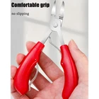 Heavy Duty Nail Scissors & Toenail Clipper for Thick Ingrown Nails with Precision Blades