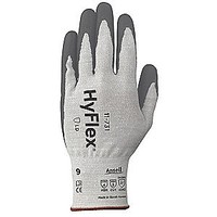 Hyflex Cut Resistant Gloves,size 6,gray,pr, 11-731, Gray Hyflex Cut Resistant Gloves,size 6,gray,pr, 11-731, Gray