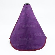 JDM Bride Purple Hyper Fabric Universal Car Shift Boot Racing Shift Knob Cover