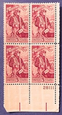 Scott #1268 Plate Block L.R. - MNH - Dante Alighieri - 1965 Issue