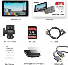 Shimbol Memory I Pro 5.5inch 4K SDI HDMI 3D-LUT 2200nits Video Recording Monitor