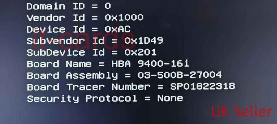 LSI 9400-16i SAS HBA IT Mode (SATA,SAS,NVME) Unraid TrueNAS Proxmox ZFS NO BIOS - Image 3 of 4