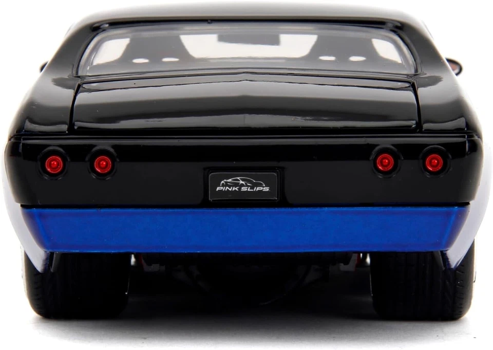 Jada 1/24 Pink Slips - 1971 Chevy Chevelle SS Noir/Bleu Dégradé - 35062 - Photo 4/4