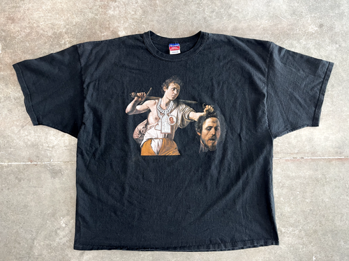 VTG WESTSIDE GUNN x VIRGIL ABLOH OFF WHITE 'PRAY FOR PARIS' CHAMPION SHIRT 3XL - Picture 2 of 9