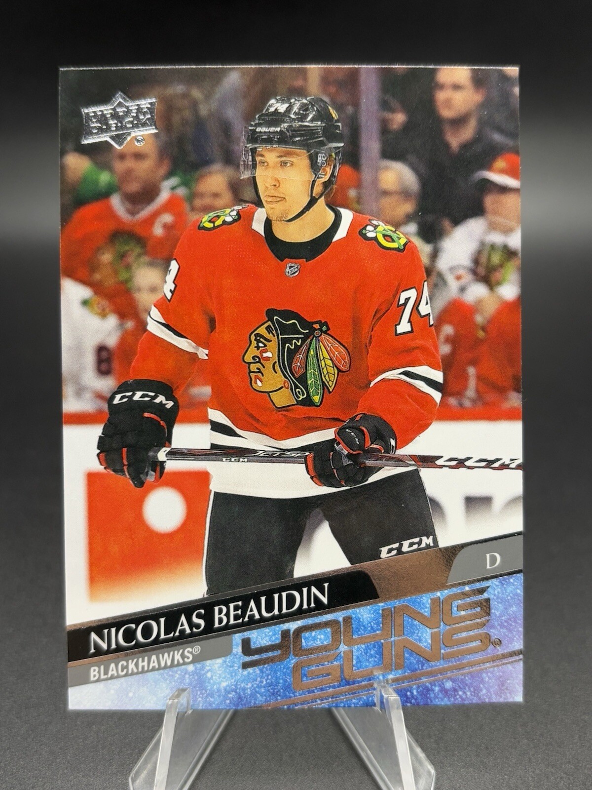 2020-21 Upper Deck Young Guns #226 Nicolas Beaudin RC Chicago Blackhawks