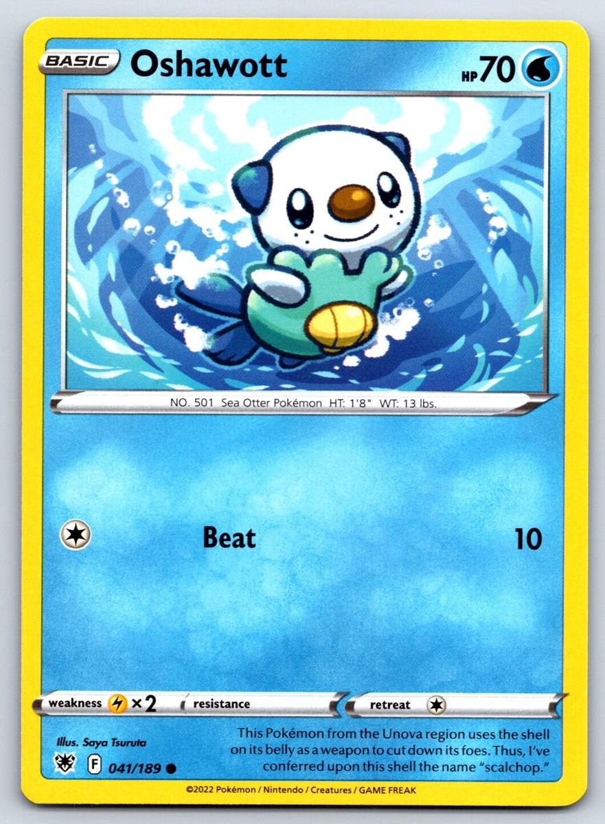 Oshawott - Astral Radiance 041/189 Saya Tsuruta Pokemon Card NM | eBay