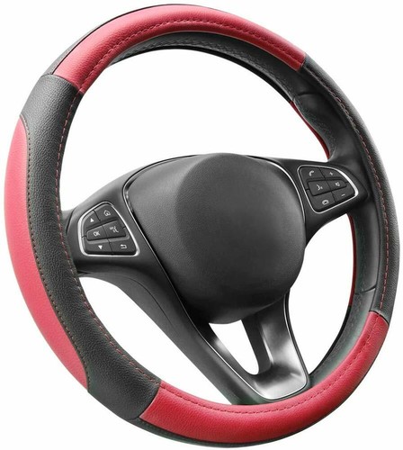 Coprivolante Auto per Toyota Camry Auris Aygo Yaris Avensis Corolla, Protezione Cover Volante Auto in Pelle, Microfibra Custodia Antiscivolo Traspirante Durevole Coprivolante