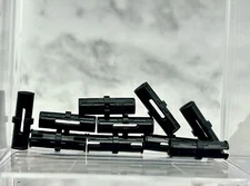 Lego Parts (10) ~ Black Technic, Pin with Short Friction Ridges ~ No 2780