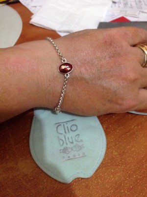 Bracelet Clio Blue En Argent 925 Massif - Neuf Avec Pochette D'origine