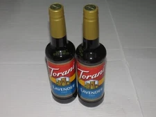 lot of 2 Bottles of Torani Lavender Flavoring Syrup 750 mL 880607117 bb 05/2026