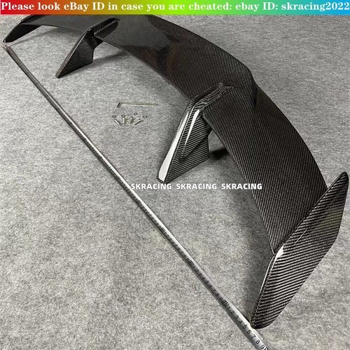 FOR FERRARI CALIFORNIA T 2009-2018 REAL CARBON FIBER REAR TRUNK SPOILER WING - Picture 18 of 24