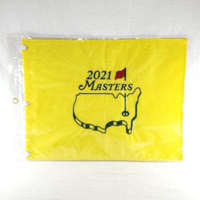 2021 Masters Golf Pin Flag - Winner: Hideki Matsuyama (PB1026702)