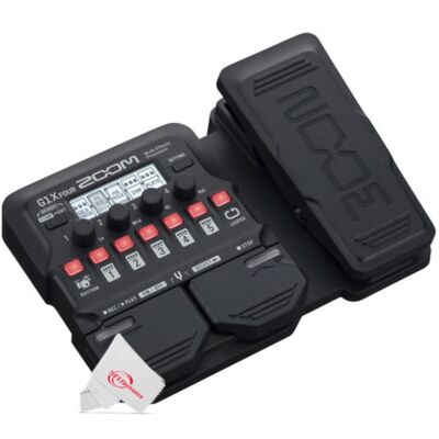 Zoom G1X Four Guitar Multi-Effects Built-In Expression Pedal +