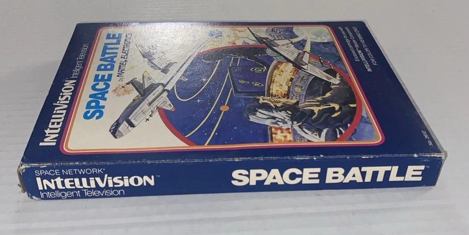 Space Battle Mattel Intellivision VTG 1979 Manual Overlays Tested Video Game Toy - Image 2 of 4