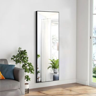Rectangular Full Length Mirror Standing Hanging Leaning Full Body Floor Mirror