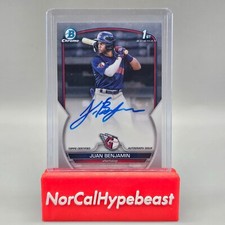2023 Bowman Chrome Baseball Juan Benjamin 1st CPA-JBN Base Prospect Auto