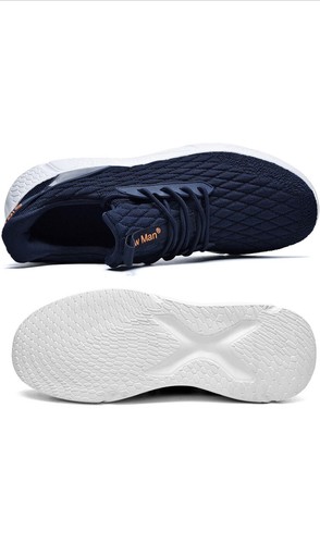 Men's Running Shoes Air Knit Mesh Breathable Sport. Shoes.Shock Cushioning - Picture 23 of 258