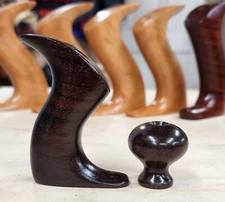 Custom East Indian Rosewood Tote & Knob for Lie Nielsen No 1 Hand Plane