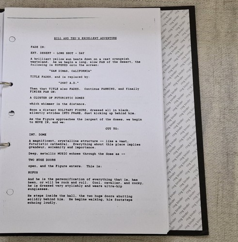 Bill And Ted's Excellent Adventure movie script. - Picture 2 of 3