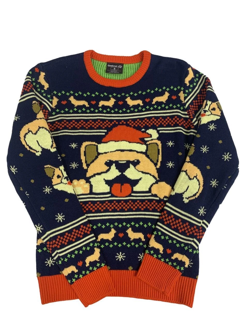 Geeknet Corgi Dog Holiday Ugly Sweater