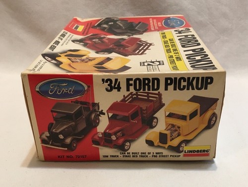 Vintage 1993 Lindberg '34 Ford Pickup 1:25 Scale Model Kit , Open Box - Picture 6 of 17
