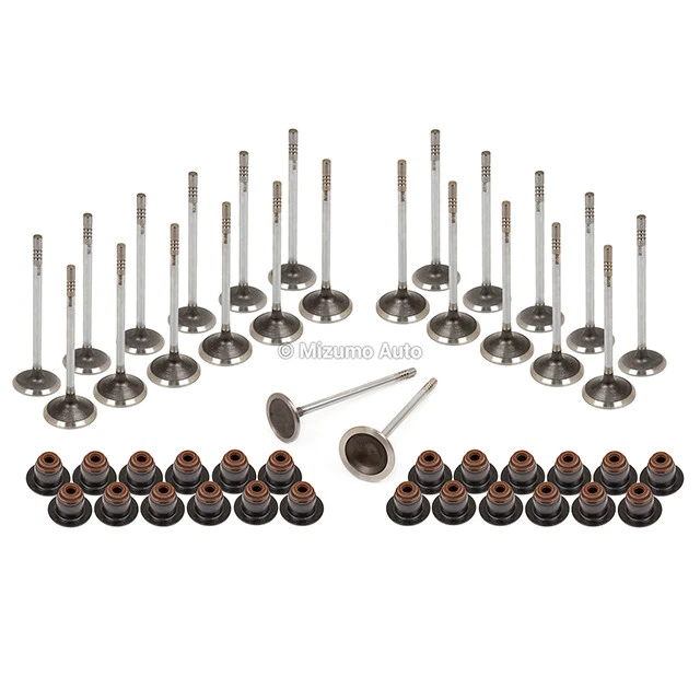 Intake Exhaust Valves w/ Seals Fit Ford Lincoln Mercury 4.6L 5.4L SOHC 3-VALVE - Image 2 of 4