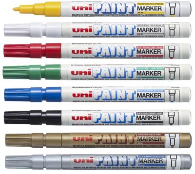 uni-ball Permanent-Marker PAINT (PX-21), gelb
