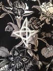 Absodeitly Custom XL Bisou Bisou Michele Bohbot Womens Flower Print Black Pants — photo 3