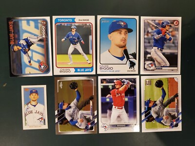 CAVAN BIGGIO - (8) CARD LOT - Topps Bowman  NO DUPES 2020-2024 Blue Jays