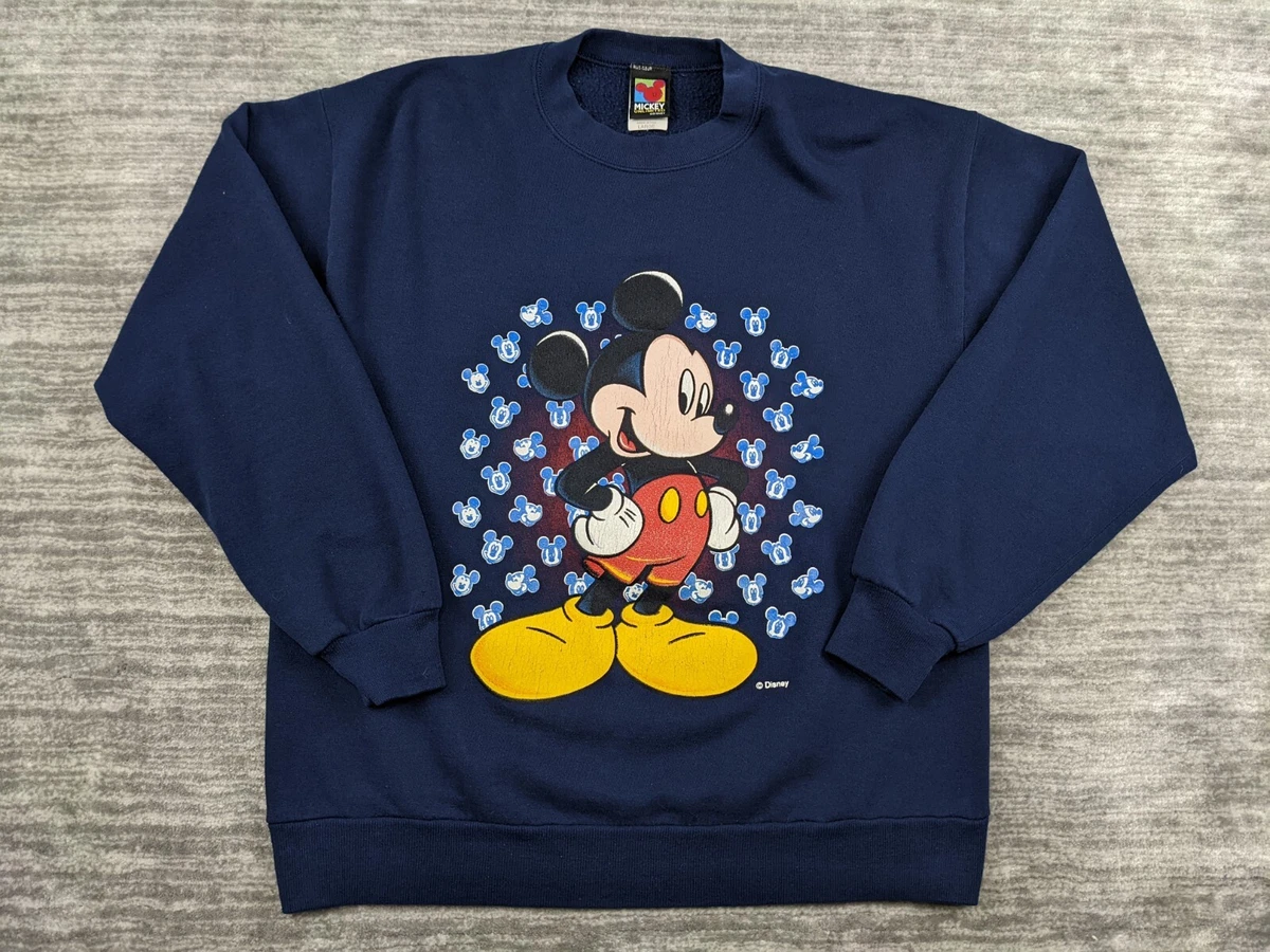 Mickey Mouse Louis Vuitton blue pattern sweater - LIMITED EDITION