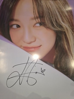 KIM SEJEONG [i'm] Autographed Signed Poster IOI I.O.I | eBay