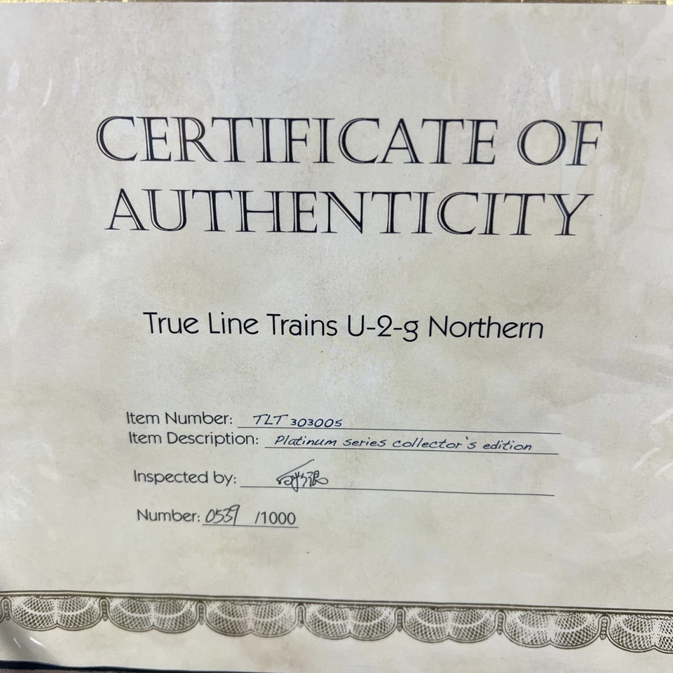 True Line Trains HO 303005 U2G 4-8-4 Northern - Canadian National CN #6222 - Image 2 of 4