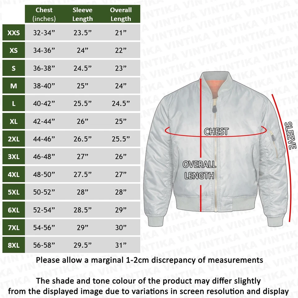 MA1 Flight Bomber Jacket Combat Army Military Air Force US Pilot Skin MOD Padded - Image 2 of 4
