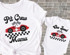 One Speed Birthday Pit Crew Birthday Unisex Custom Hoodie Tshirt Men Women N897