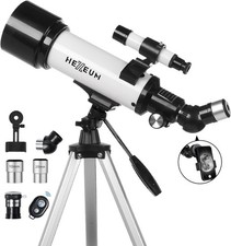 Telescope 70mm Aperture 500mm for Kids  Adults Astronomical refracting Portable
