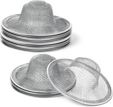10 Pcs Stainless Steel Sink Strainer, Metal Kitchen Drain Strainers, Mesh Sin...