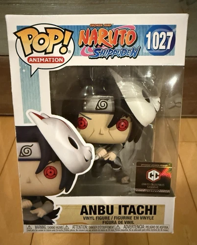 Funko Pop 1027 Chalice Collectibles Exclusive Naruto Anbu Itachi Figure DMG