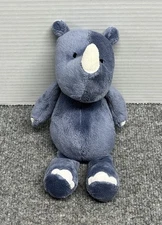Carters Blue Rhino 11" Plush Lovey Stuffed Animal